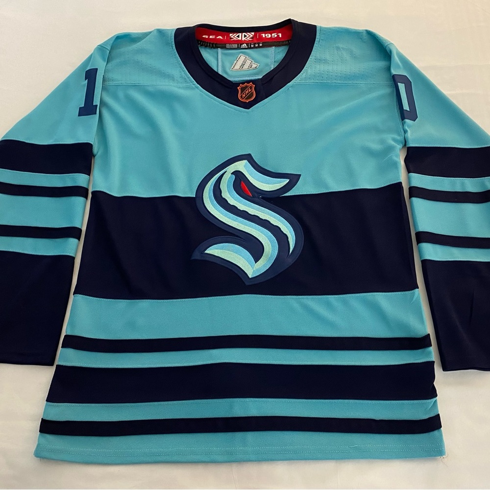 Adidas NHL Reverse Retro Seattle Kraken #10 Matty Beniers jersey